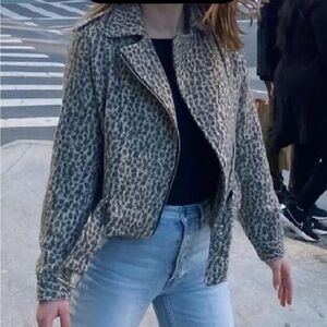 Zara Cheetah/Leopard Print Jacket